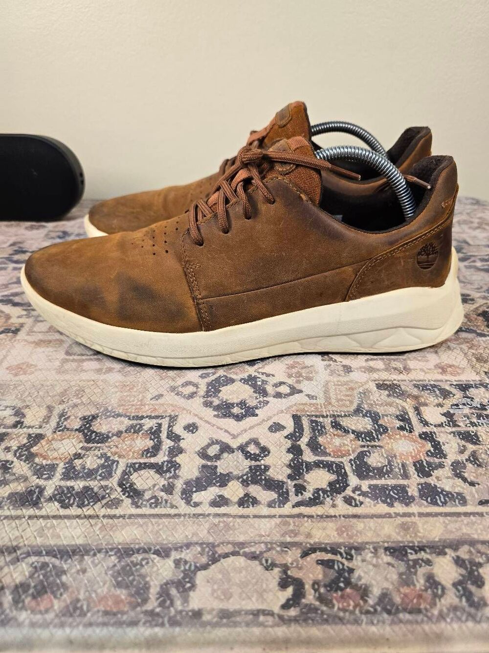 Timberland Bradstreet Ultra Chukka A2GV3 Brown Leather Shoes Men's size 10